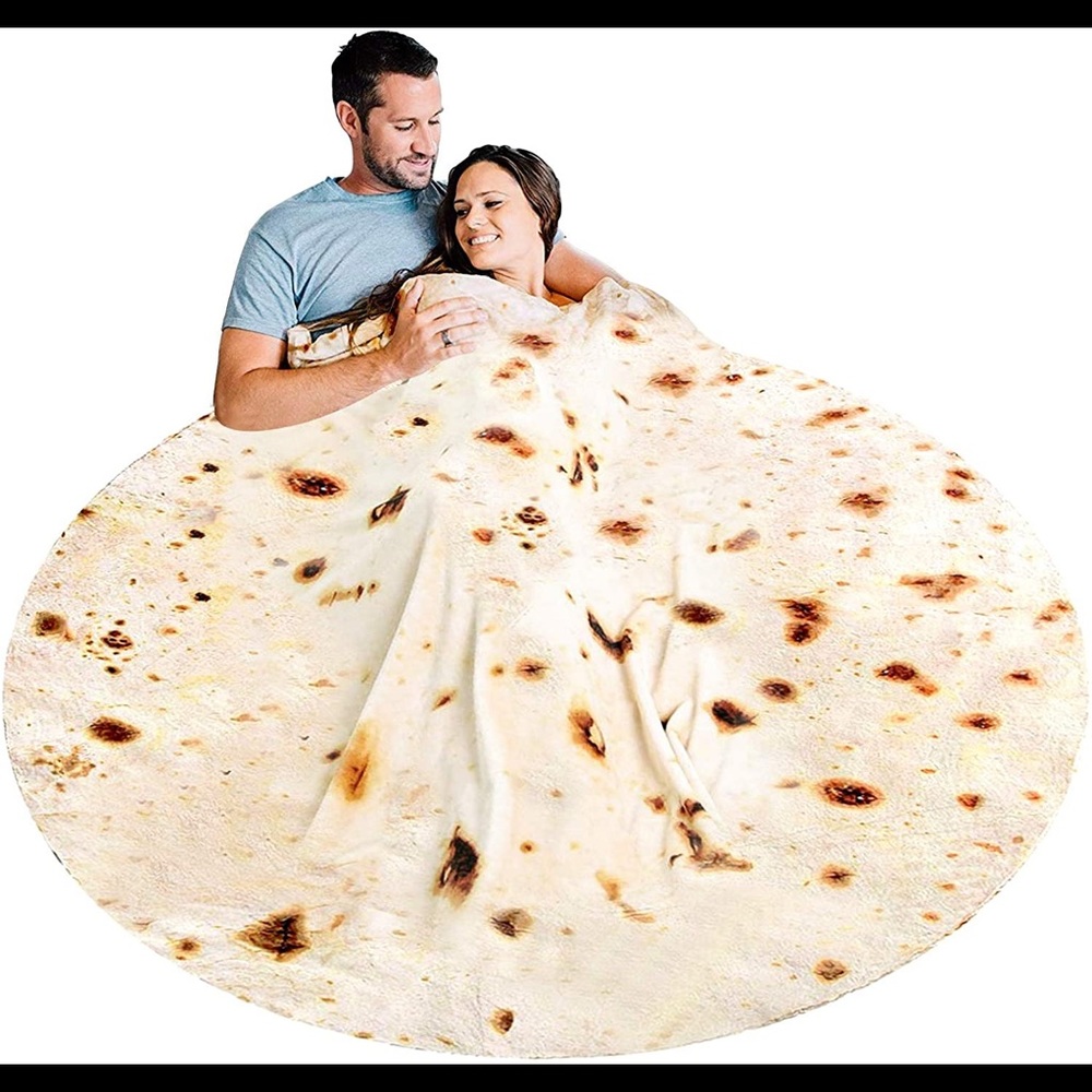 NWT flour tortilla burrito blanket